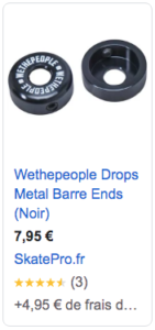 embouts de guidon vélo