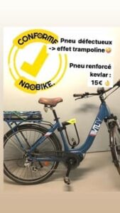velo vae arcade bleu moteur bafang